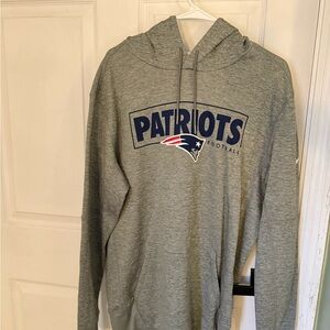Patriots Gray Fleece Hoodie